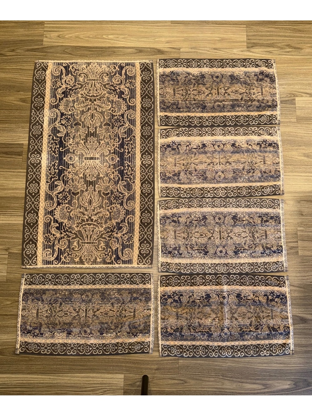 Lot of 6 Vintage Royal Velvet by Fieldcrest Cotton Towels Made in USA #FC4604